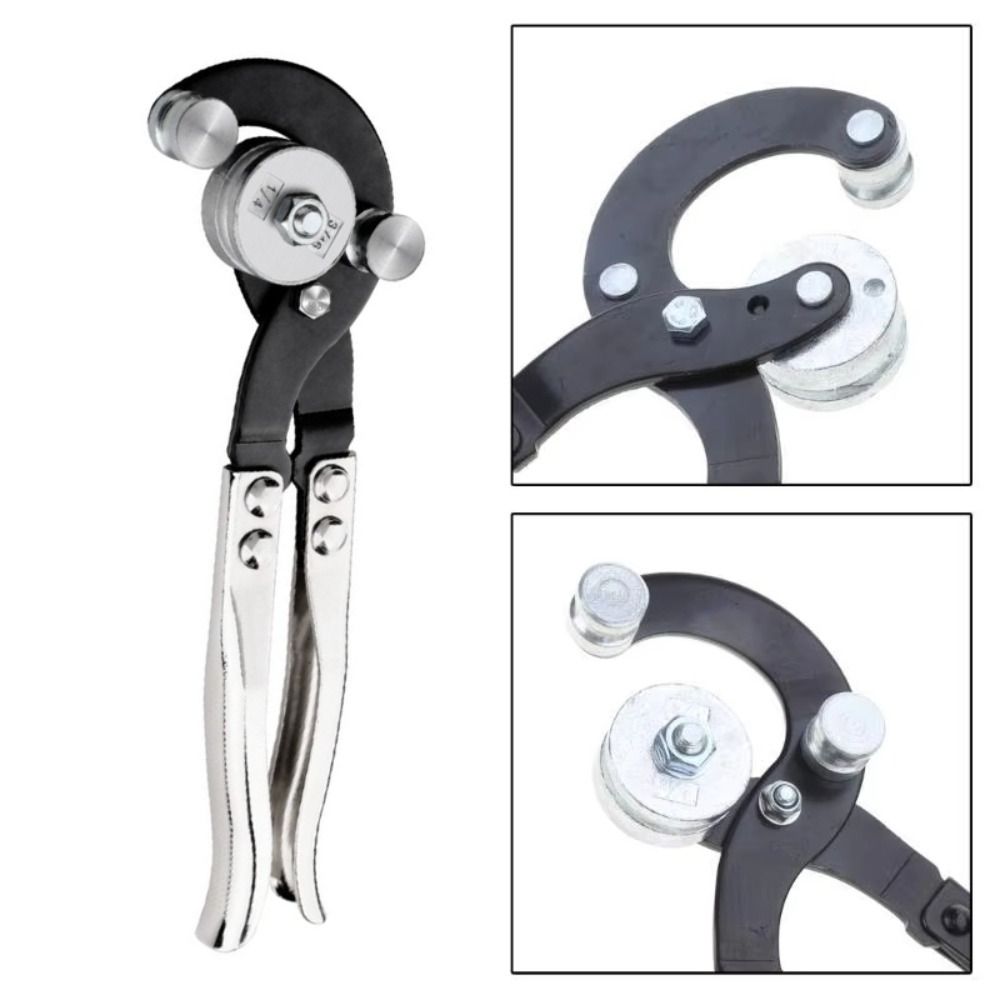 Adjustable 4 In 1 Pipe Tool Multifunctional Tube Bending Pliers Manual Brake Lines Bender