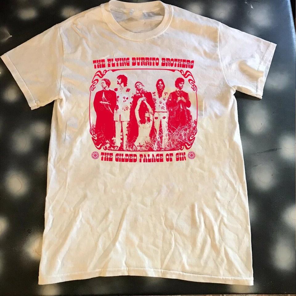 The Flying Burrito Brothers T Shirt white Unisex Size S2345XL cotton GO338 S