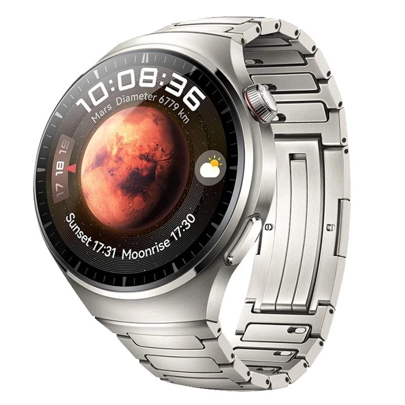 No Gaps Original Titanium Metal Strap For Huawei Watch 4 Pro Luxury Bracelet For Huawei Watch 4 Pro Business WatchBand Correa