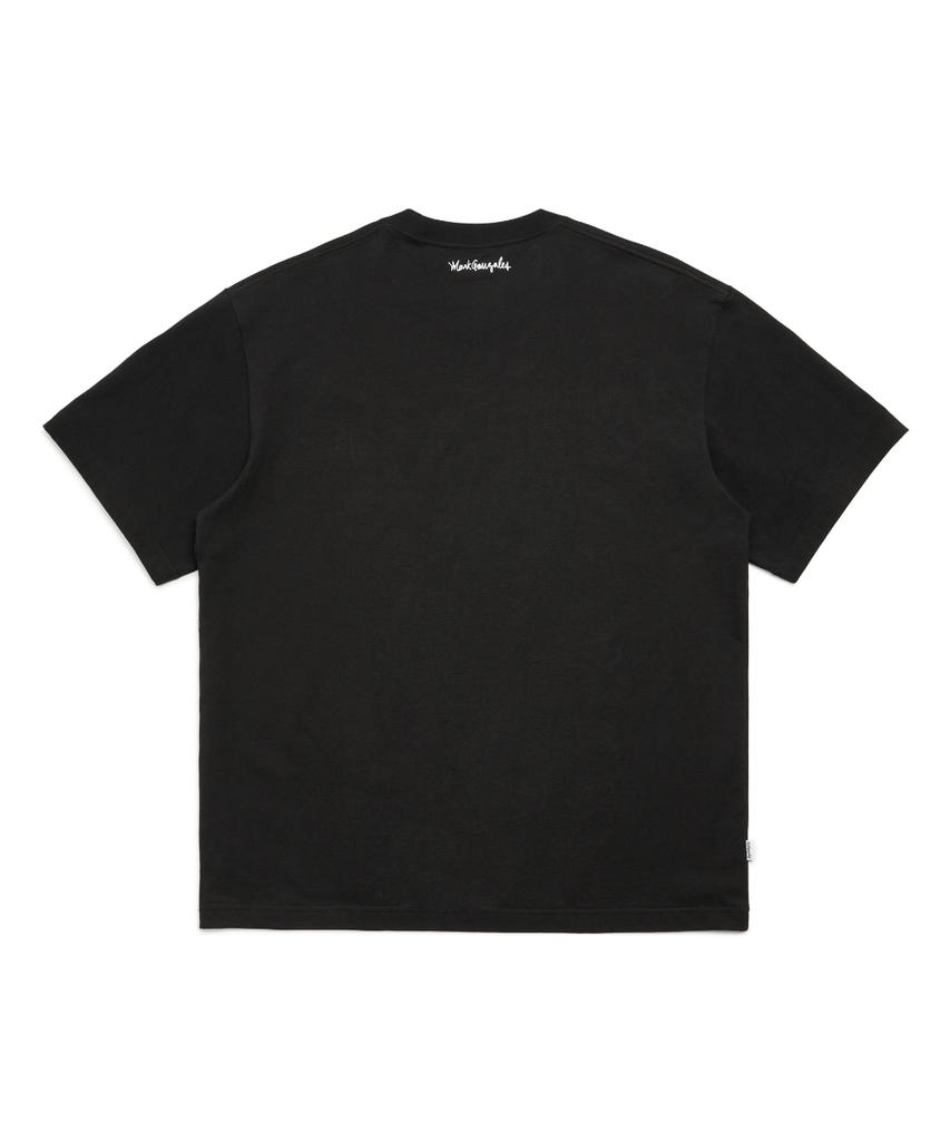 MARK GONZALES Big Angel Short Sleeve T-Shirt - Black