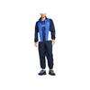 Nike Color Block Comfort Jacket And Drawstring Cuffed Pants Casual Sports Set Unisex Sports Set Obsidian White HJ1986-451