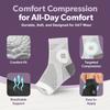 Durable And Safe 1Pair Ankle Compression Socks Compression Foot Sleeves With Arch And Ankle Support Open-Toe Design Neuropathy Socks