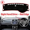 For Suzuki SX4 S-Cross 2013-20 Car Dashboard Cover Avoid Light Pad Instrument Platform Cover Mat Carpet Accessories