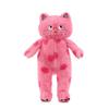 Smiling Critters plush toy pink polka dot plush cat puff plush doll decoration soft filling toy children's gift