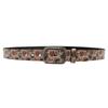 Trendy Pu Printed Belt Ins Versatile Fashion Design Full Sense Pin Buckle Belt