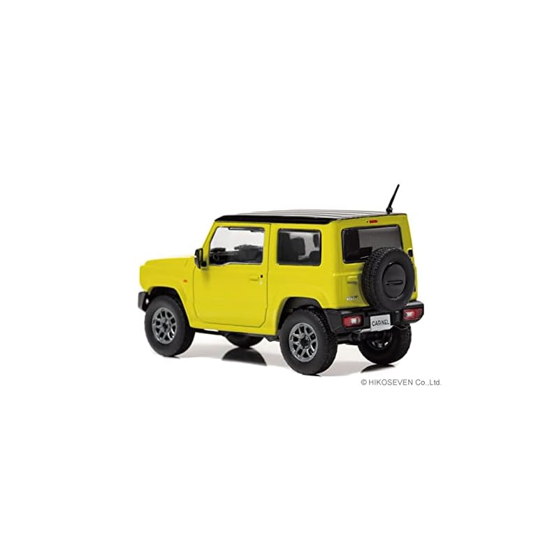 CARNEL 1/43 Suzuki Jimny XC (JB64W) 2018 Kinetic Yellow/Black Roof Finished Model CN431803