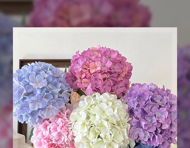 3D Printed Lisa Hydrangea Artificial Flowers, 144 Pieces for Floral Arrangements, Weddings, DIY Decorations, or Simulation Displays.