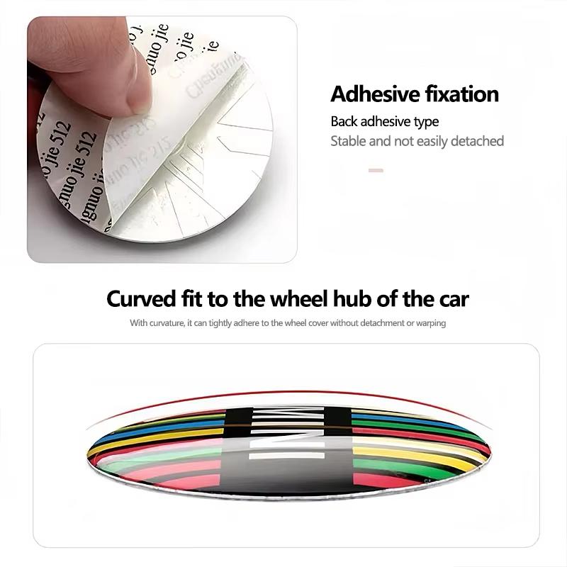 For MINI 4PCS 56mm Car Badge Wheel Center Cover Stickers Hub Caps Decal Cooper S JCW WORKS R57 R58 R59 R55 R56 F55 F56 R60 R50 TE1