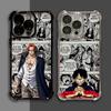 Anime O-One Pieces Shanks Soft Funda For iPhone 17 Pro 16 15 14 13 12 11 Pro Max Case 17 Plus 17E 16E 17Air Silicone Phone Cover