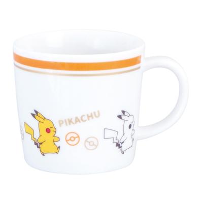 Kaneshotouki Pikachu Dishwasher Microwave Tableware Simple Made In Japan 144154 "Pokémon" Mug, Safe, Safe, Goods, Approx. 250ml, Series,
