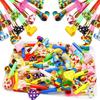 20/40/80pcs Long Nose Whistles Party Decor Cheer Generator Atmosphere Creating Supplies for Festival Birthday Celebration XJM