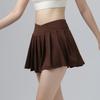 New Short Skirt Women's Summer Anti-light Yoga Pants Running Fitness Clothes Quick-drying Breathable High-waisted Pleated Tennis Skirt