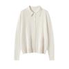 Women's 100% Cashmere Polo Neck Sweater - Versatile Autumn/Winter Knitwear Cardigan Blouse