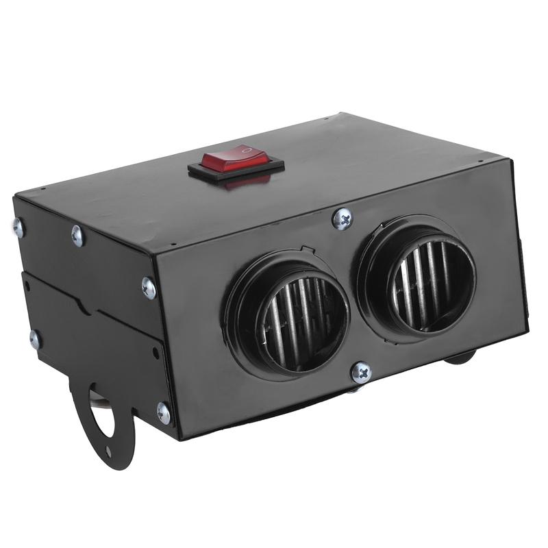 12V 400W-600W Heater 2 Hole Winter Rapid Heating Windscreen Frost Removing Low Noise 12V Car Heater Car Defogger Car Defroster