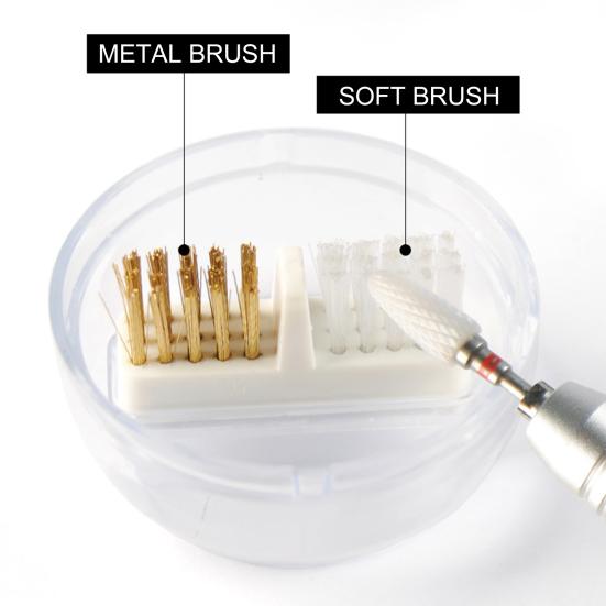 Durable Drill Bit Cleaner Professional Plastic Grinding Head Storage