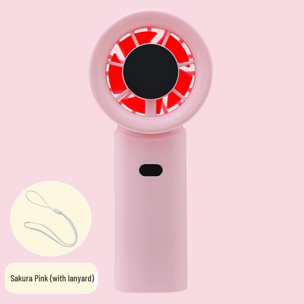 Portable Mini USB Rechargeable Fan - Compact Handheld Turbo for Summer Students
