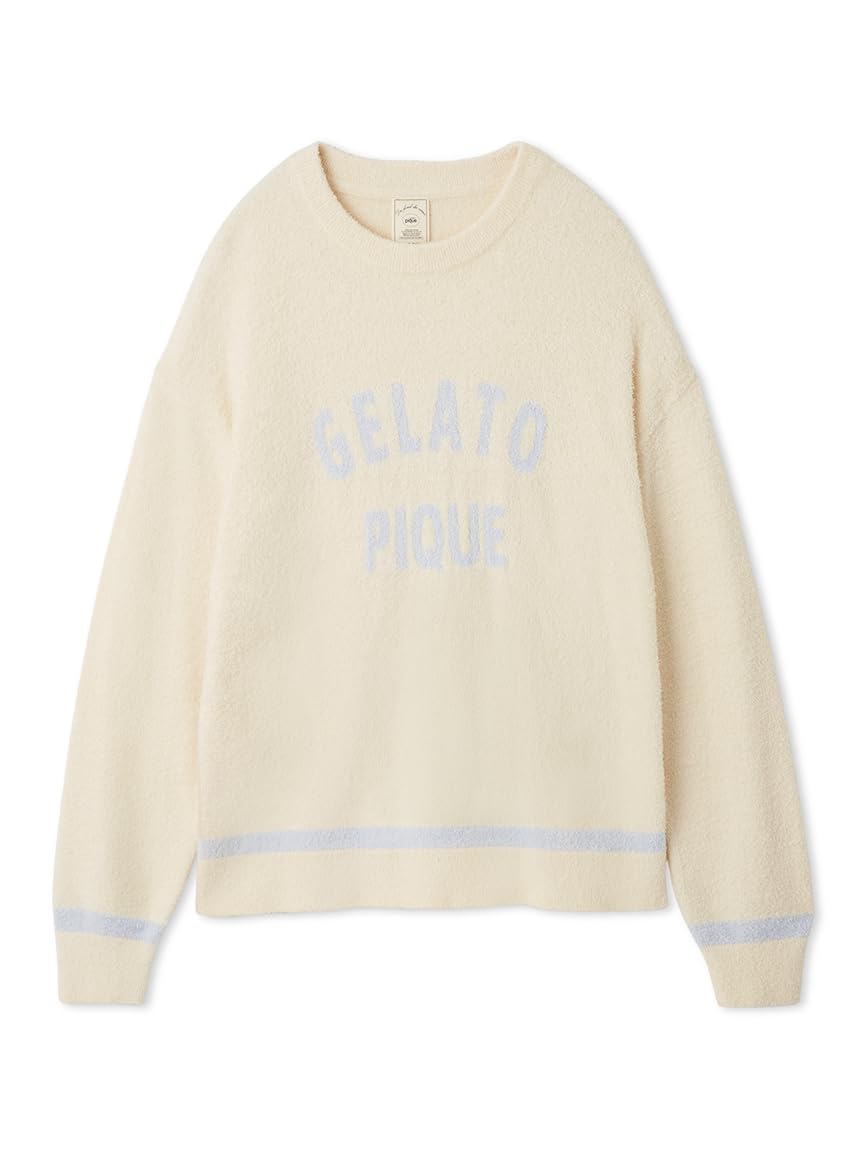 

Gelato Pique Smooth Trim Long Sleeve Pullover PWNT254101 CRM Free Size Women s