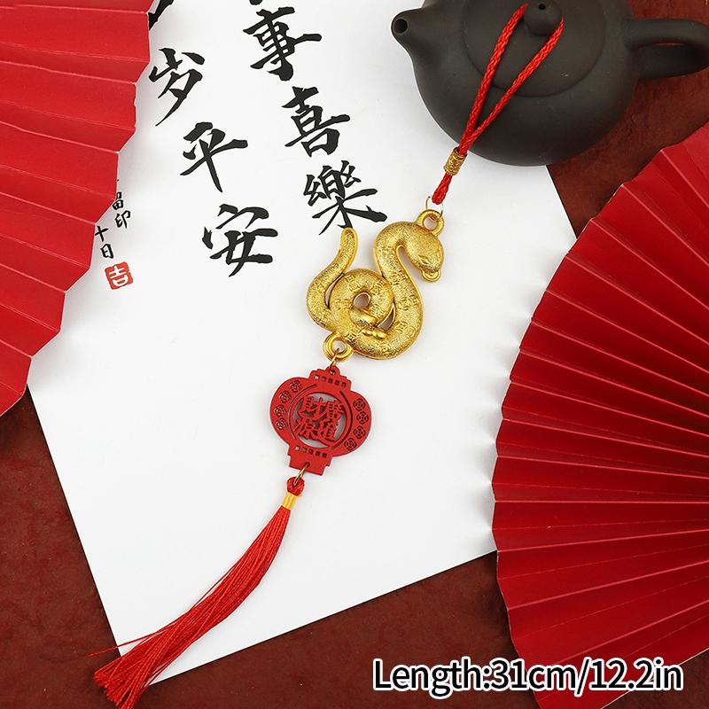 Chinese New Year Pendant Snake Year Decoration Year of The Snake Wall Plant Hanging Pendant Chinese Spring Festival Ornaments