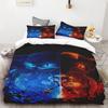 Sonic Cartoon Duvet Cover Hedgehog Quilt Cover Three-piece Set Bedding Set Sonic Gifts for Children Teens
