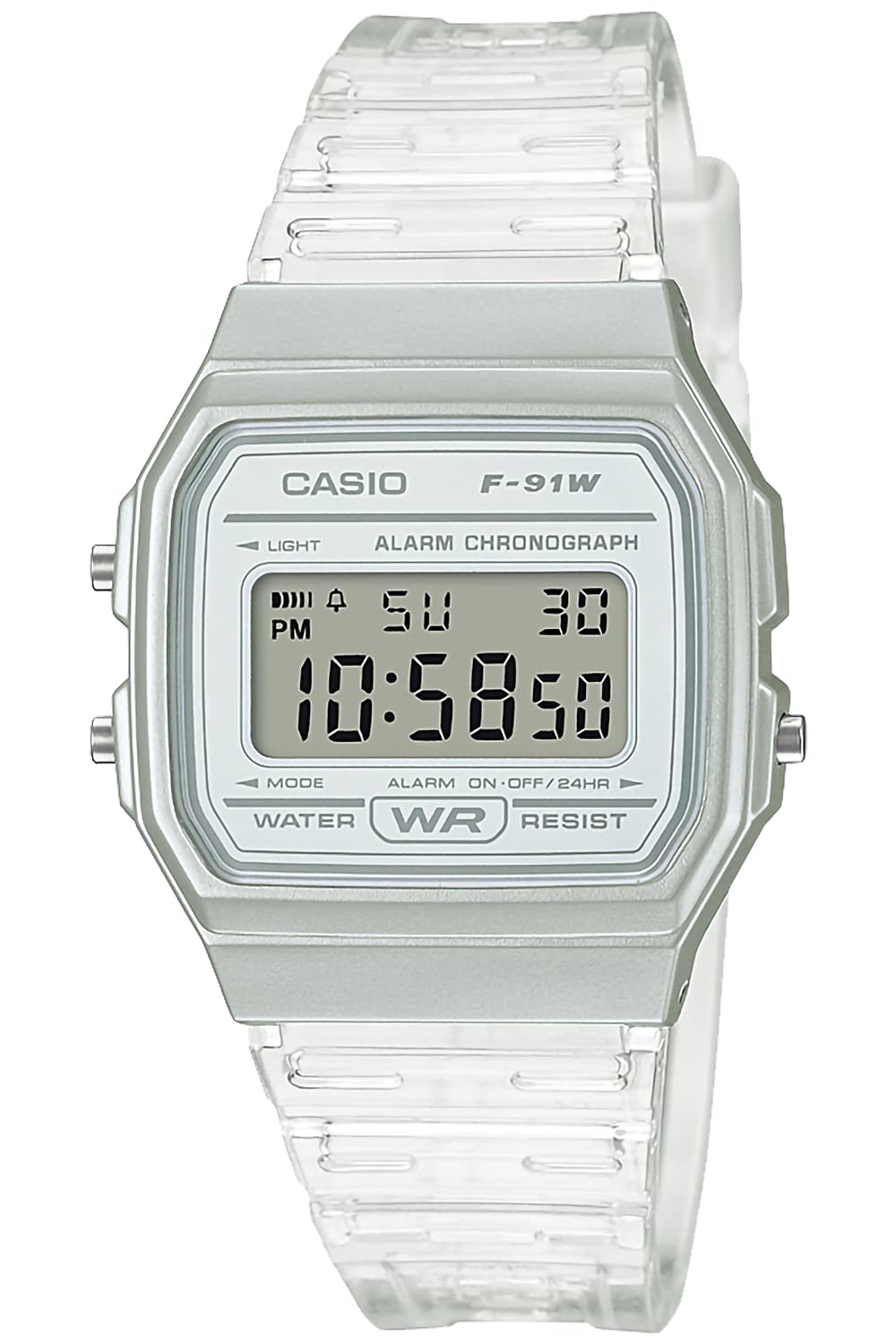 

Casio Collection White Wristwatch F-91WS-7JH