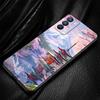 Pink Sunset Mountain Phone Case For Oppo A17 A31 A54 A57 A78 A79 A98 Find X5 X6 Reno 6 7 8 10 11 12 13 F Pro 5G Soft TPU Cover