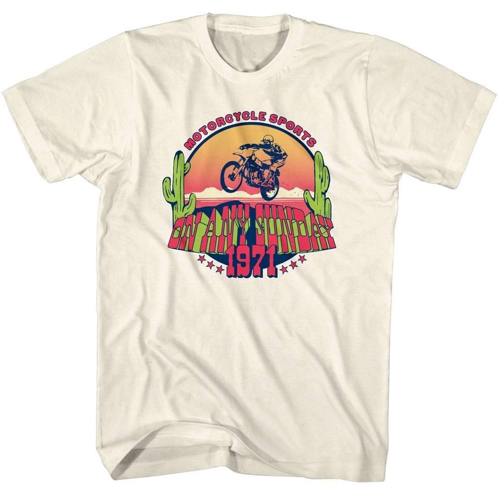On Any Sunday 71 Sunrise Cactus Jump Men T Shirt S