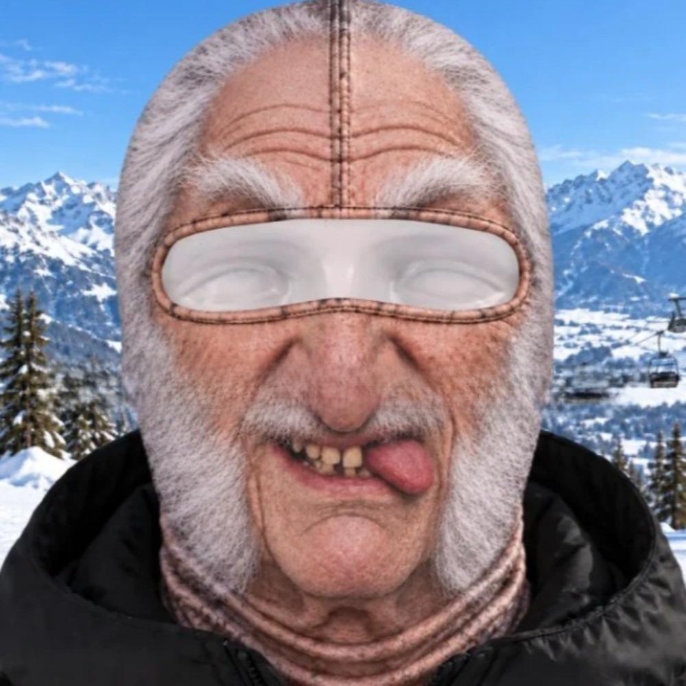 Realistic Print 3D Printed Balaclava 3D Printed Design Winter Windproof Mask Cosplay Costume