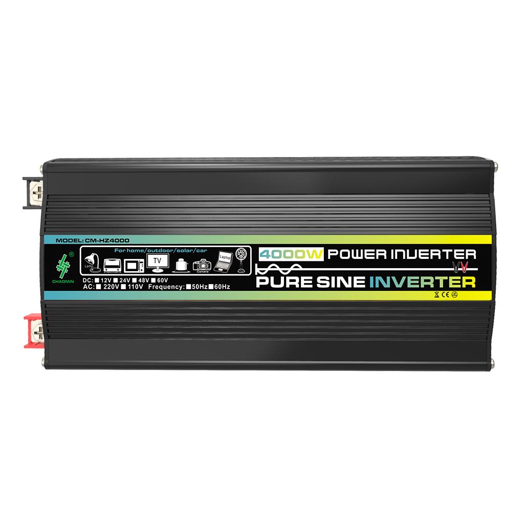 4000W Dual USB Solar Power Inverter 12V To 220V Car Power Inverter Charger Converter Adapter Modified Sine Wave Transformer Kit