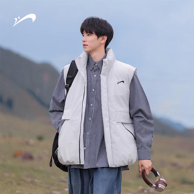 

Мужской однотонный стеганый жилет Guirenniao на осень/зиму 3XL