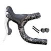 GORIX Road Bike Bar 3mm Durable and with an Art Pattern and Reflective Design Stylish Tape, Thick, Cushioned, (GLITTER), Black, Anti-Slip,