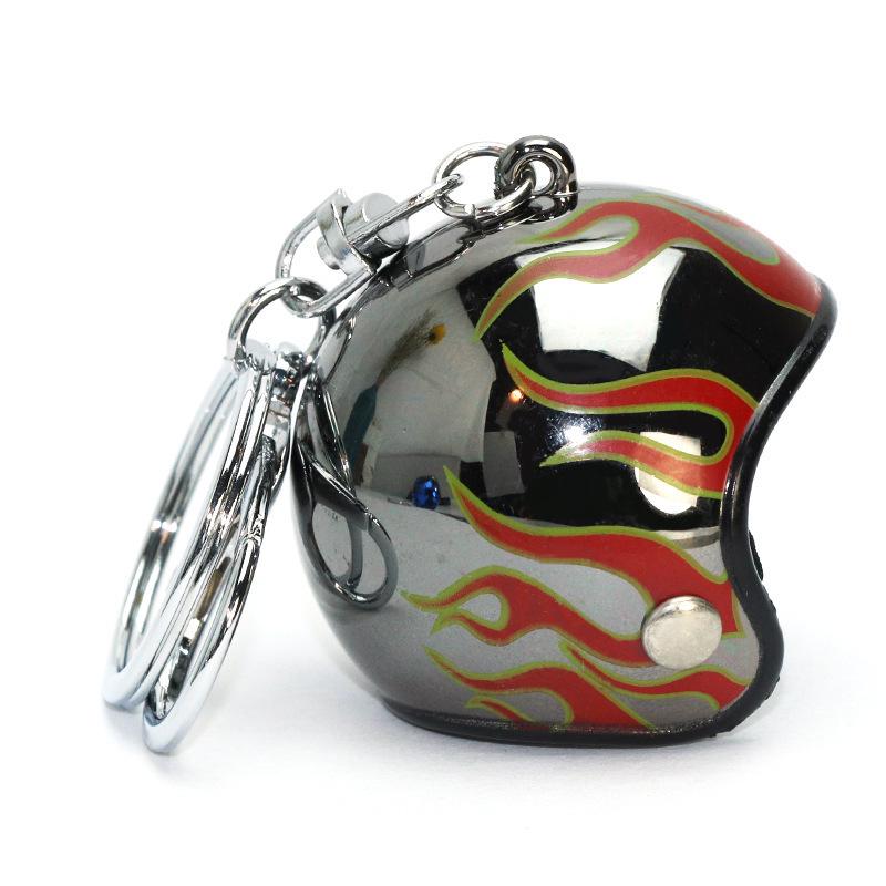Colorful Exquisite Helmet Keychain & Bag Pendant with Wind-Breaking Duck Head