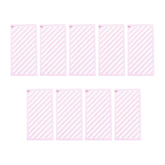 9Pcs Rhinestone Painting Zigzag Rulers, Rhinestone Painting Guide Alignment Tool, Rhinestone Art Tools & Accessories for Beginners Adults светло-розовый
