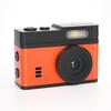 Keychain Camera 0.96inch HD Display 1080P 12MP Vintage Compact Camera with LED Fill Light for Travel Campus