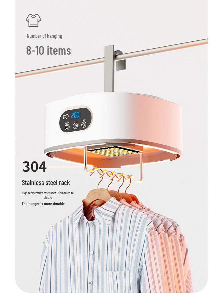 Foldable Portable Automatic Clothes Dryer for Dorms and Homes