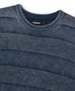 MAHAGRID Washed Stripe Knit Navy(Mg2Esmk600A)