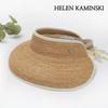 Helen Kaminski Mita Sun Cap Straw Hat Natural Sand Visor Hat HAT50220-NTSD
