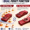 Taschen Drift Fidget Auto 3D Gedrucktes Mini Finger Drift Auto Spinner Kreisel Tragbar Stress Angst Linderung Schreibtischspielzeug Für Kinder Erwachsene