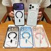 Luxury For Magsafe Clear Phone Case For iPhone 18 17 16 15 14 13 Pro Max 18Pro 17Pro Shockproof Lens Protector Cover