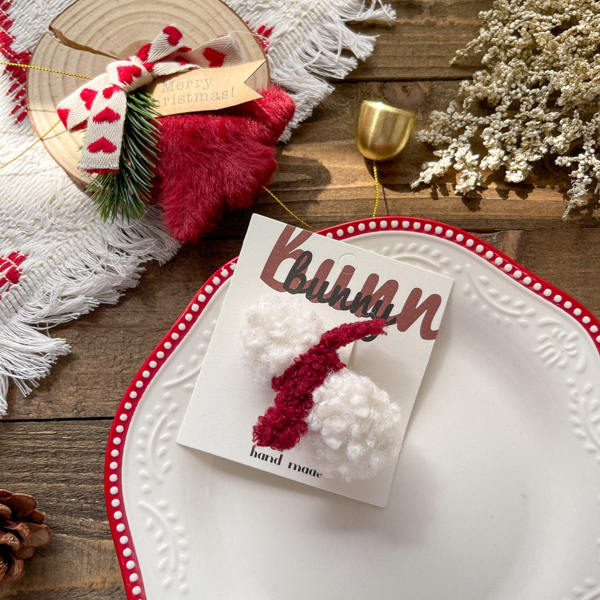 

Christmas Cartoon Hair Clip Gingerbread Man Xmas Tree Children Hair Clip Korean Sweet Cute Little Girls Hair Style Accessories