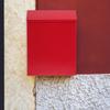 Lockable Wall-Mounted European Iron Mailbox Waterproof Fade-Resistant Letter Box for Residential Yard Garden Decor