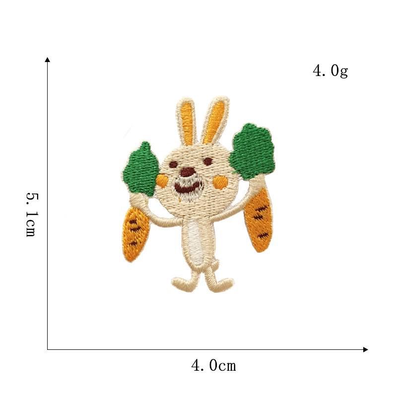 Creative Cartoon Animal Embroidered Patch for Jackets - High-End Repair & Decoration