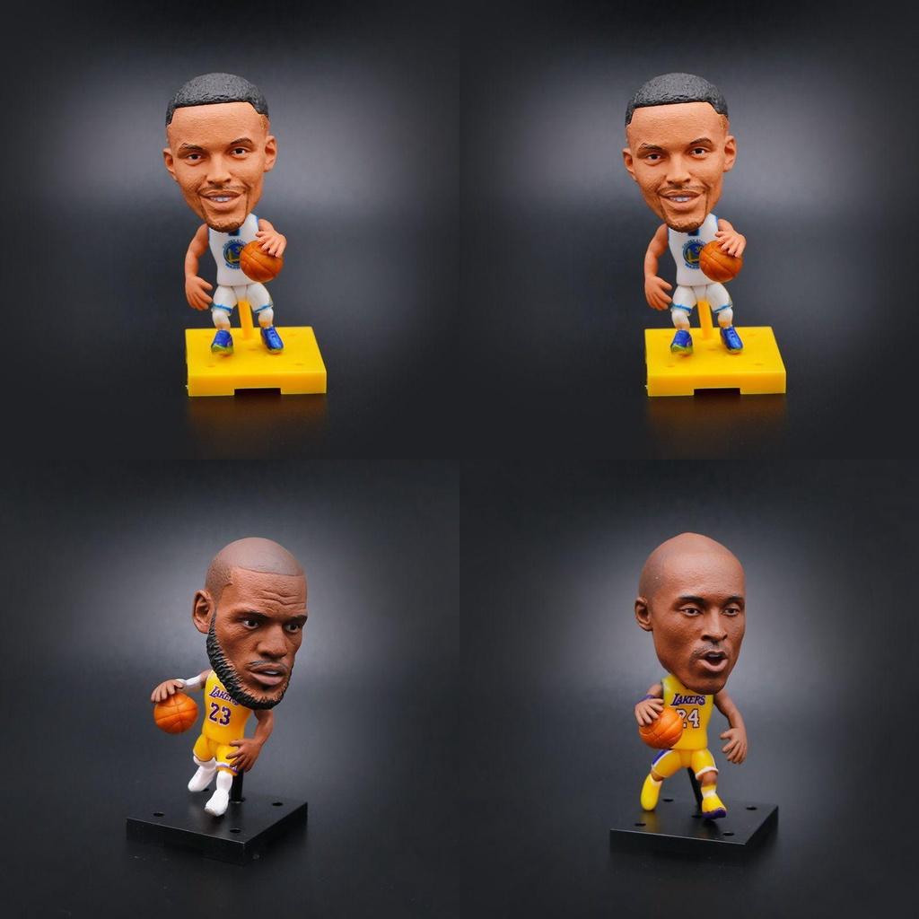 Nba Kobe James Curry Figures Toys Handmade Pvc Creative Home Decoration