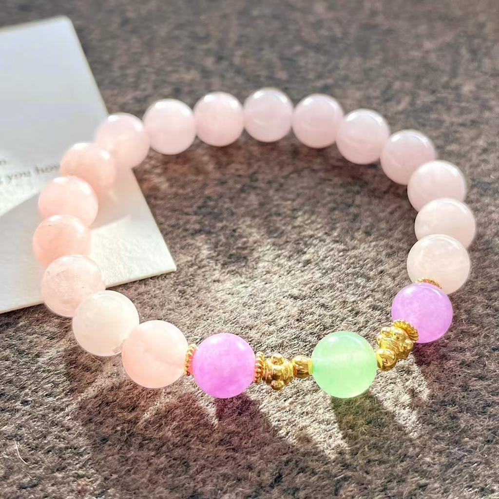 Retro Romantic Natural Powder Crystal (Color Optimized) Bracelet Bracelet