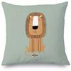 Home Decor Cute Animal Pattern Pillow Covers for Home Pattern Cushion Cover Suitable for Sofa Bedroom Car Pillow Cover