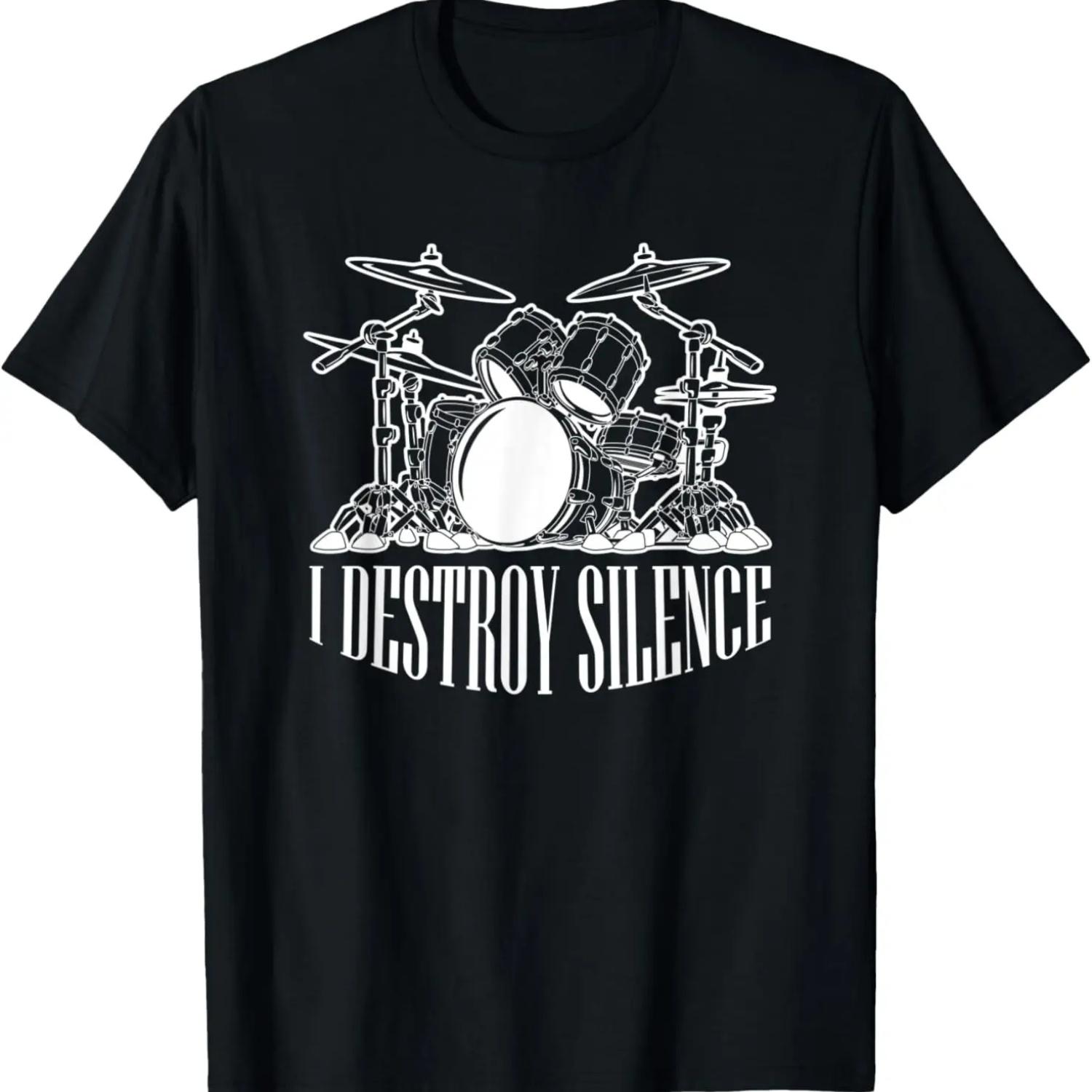 Funny Retired My Retirement Plan Drums Drummer Retro T-Shirt S