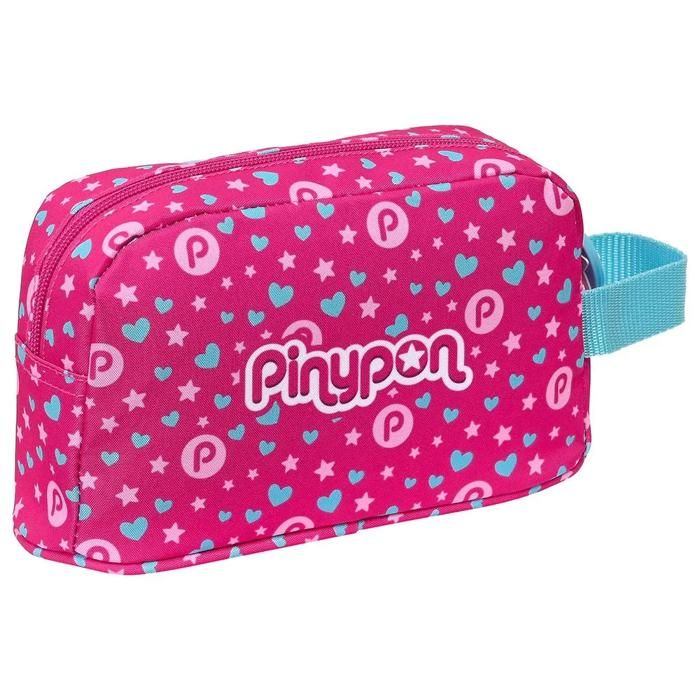 Porte-petit-déjeuner thermique - SAFTA - Pinypon - Rose/Bleu - 21,5 x 6,5 x 12 cm - Aluminium