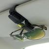 2 Pack Glasses Holders For Car Sun Visor, Sunglasses Eyeglasses Mount With Ticket Card Clip - Black