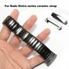 Akcesoria do zegarków Ceramiczny pasek do serii Rado Sintra czarna ceramiczna bransoleta dla kobiet mężczyzn 17 mm 26 mm 29 mm