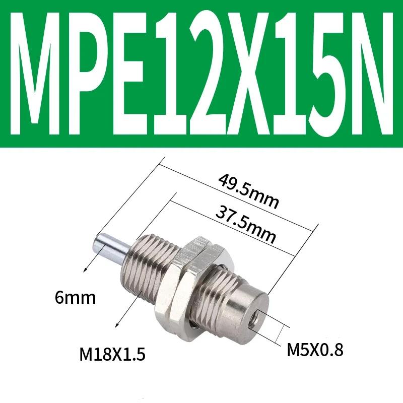 CJPB Serie Bohrung 4/6/10/15mm, Hub 5/10/15/20mm-B Miniatur-Mikro-Einfachwirkender Federzylinder mit Außengewinde