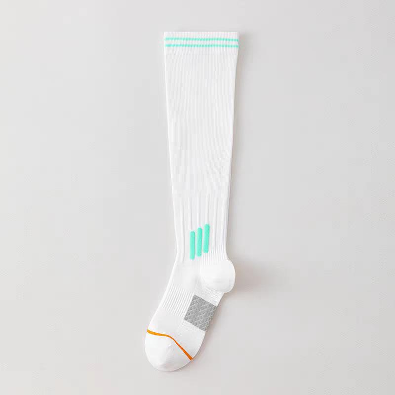 

Summer Sports Calf Socks for Women, Fitness Running, Rope Skipping, Pressure Leg Slimming, Pressure Stockings, Long Tubes 1 pair белый